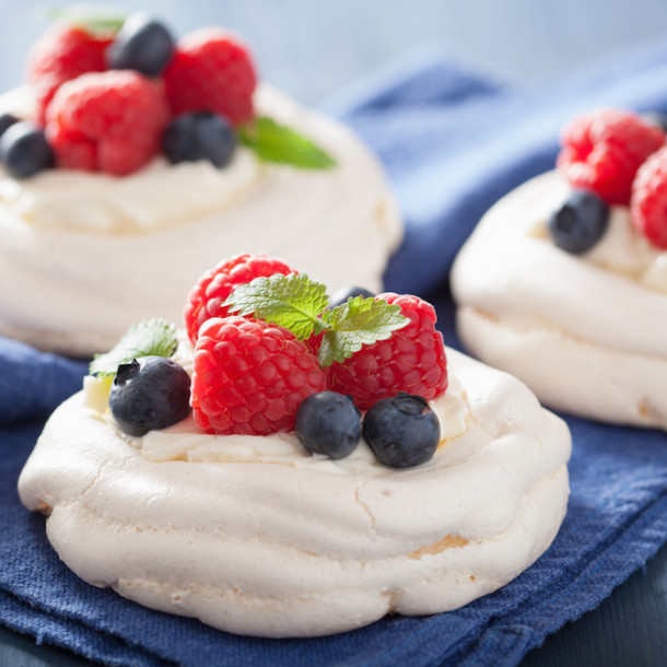 Pavlova Vegan - Recette - Difficulté : Facile